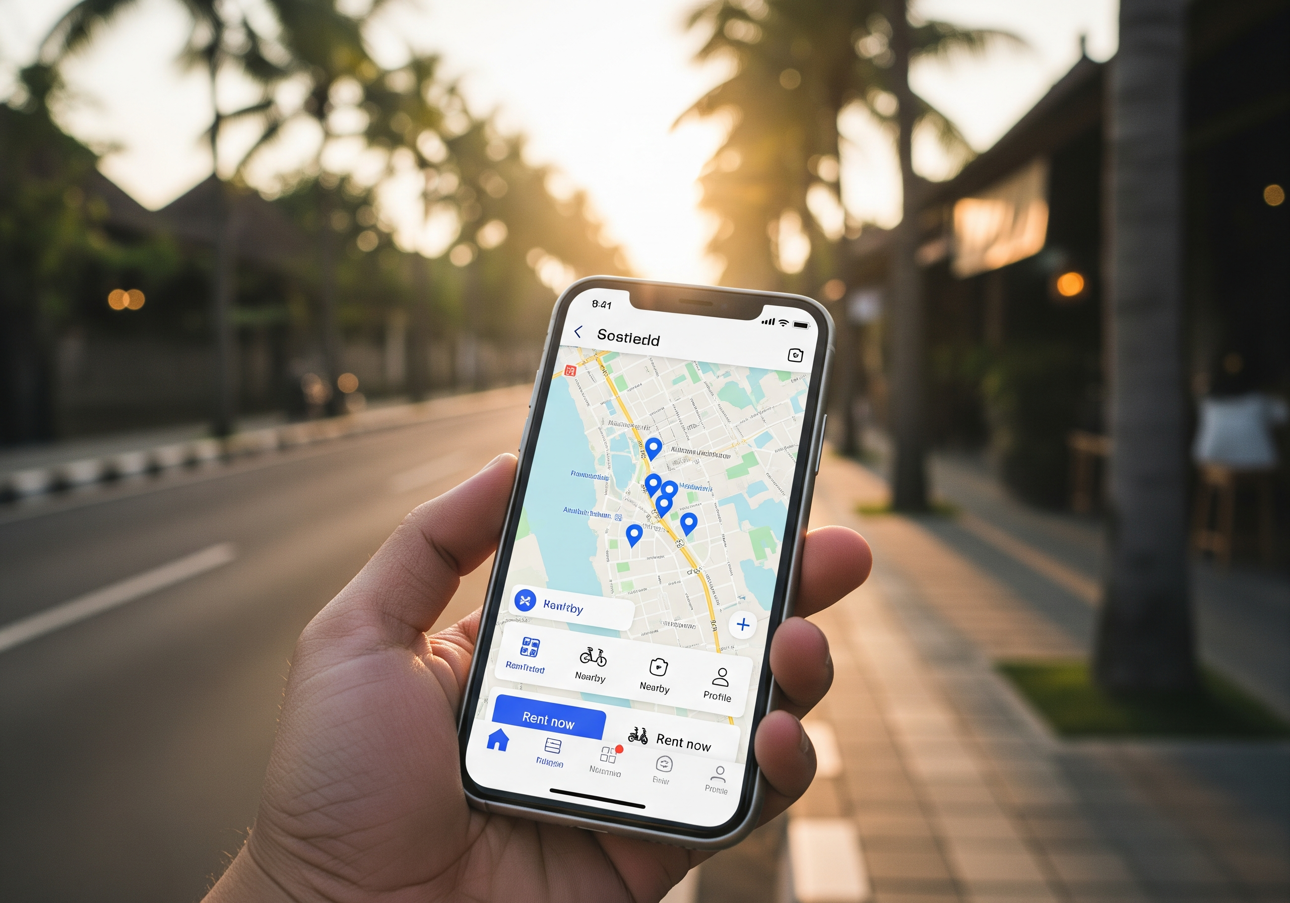 Scooty Roller Vermietung Bali